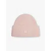 Acne Studios Hats In Faded Pink Melange
