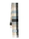 Acne Studios Women Fringed Scarf With Logo In Multi