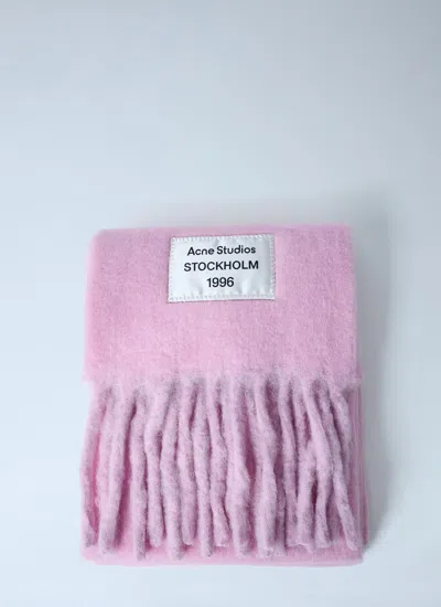 ACNE STUDIOS ACNE STUDIOS WOMEN FRINGED WOOL-BLEND SCARF