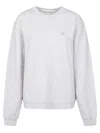 Acne Studios Grey Logo Crew Neck Sweater In Grey