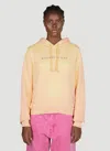 Acne Studios Orange 'reading Is Sexy' Hoodie In Orange