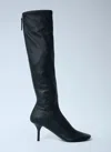 Acne Studios Women Knee-high Leather Boots In Black