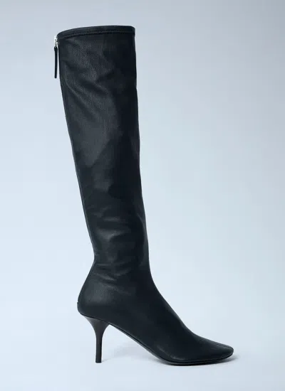 ACNE STUDIOS ACNE STUDIOS WOMEN KNEE-HIGH LEATHER BOOTS