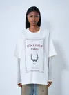 Acne Studios Graphic Print Long-sleeved Layered T-shirt In White
