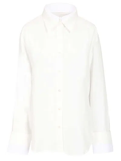 Acne Studios Women Layered Shirt In Gold