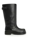Acne Studios Knee Length Round Toe Beshay Boot In Black