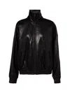 Acne Studios Zip-up Leather Jacket In Black