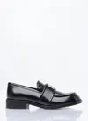 Acne Studios Women Leather Loafers In Black