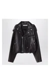 Acne Studios Brown Leather Over Bomber Jacket Women In Brown