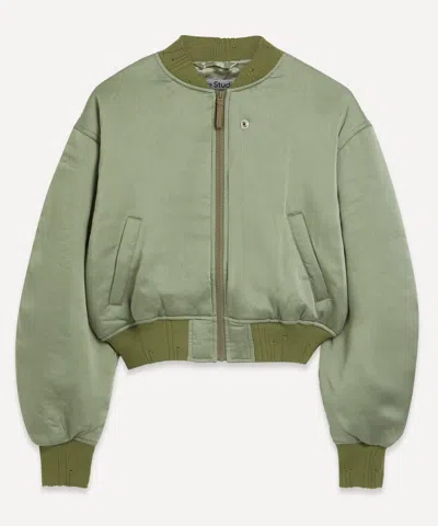 Acne Studios Women's Logo Patch Bomber Jacket