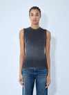 Acne Studios Logo Patch Tank Top In Black