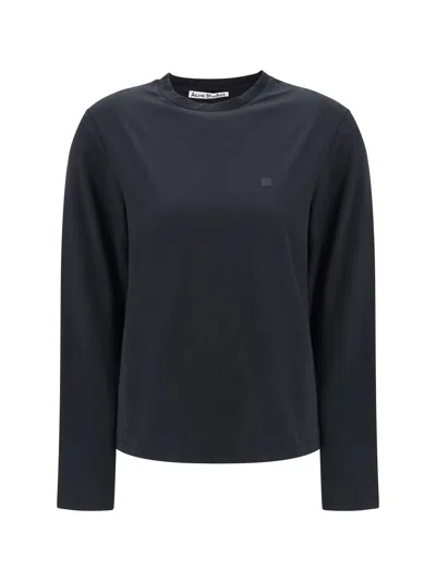 Acne Studios Women Long-sleeve T-shirt In Gray