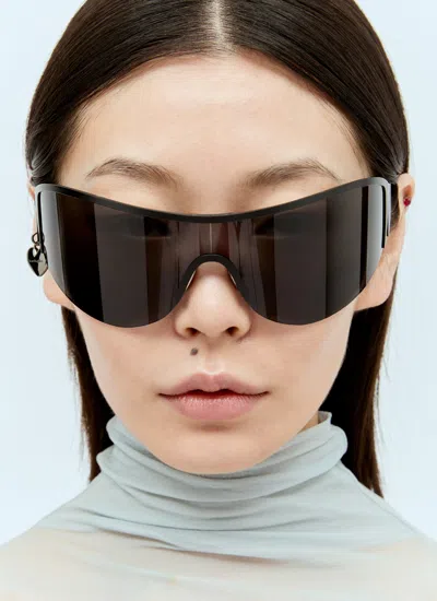 Acne Studios Women Metal Frame Sunglasses In Black