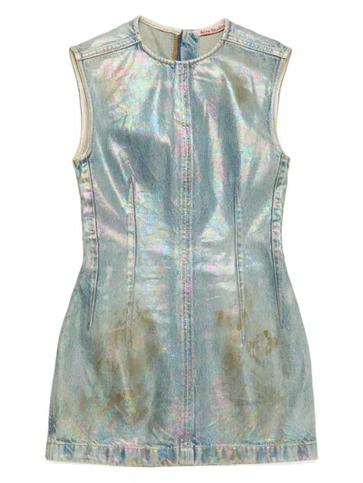 ACNE STUDIOS WOMEN'S MINI DRESS DENIM