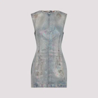 ACNE STUDIOS COATED DENIM DRESS