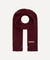 Acne Studios Scarf In Burgundy