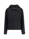 Acne Studios Wool And Cashmere-blend Felt Jacket In Black