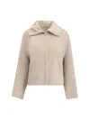 Acne Studios Women Double-splittable Jacket In White