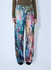 Acne Studios Women Paint-splattered Jeans In Multi