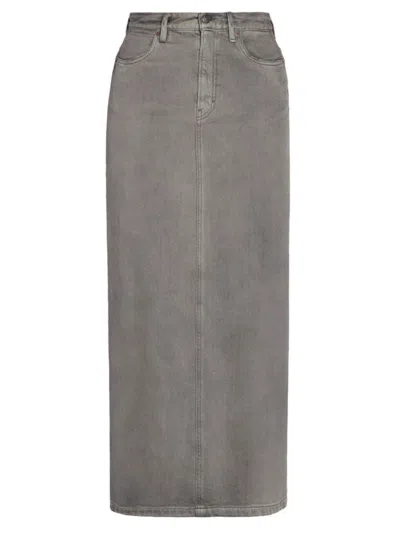 ACNE STUDIOS WOMEN'S PHILO SAXON DENIM MAXI SKIRT