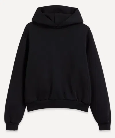 Acne Studios Pink Label Hooded Sweatshirt In Black