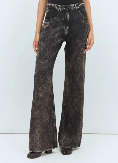 Acne Studios Women Printed Pants In Black