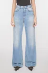 Acne Studios Light Blue Vintage Wide-leg Jeans In 228 Light Blue