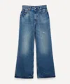 Acne Studios Women's Relaxed Fit Wide-leg Jeans In Blue