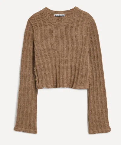 Acne Studios Women's Ribbed Wool-blend Jumper