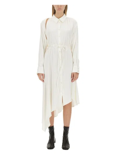ACNE STUDIOS WOMEN'S SATIN CHEMISIER DRESS