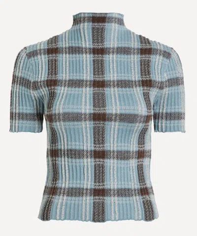 Acne Studios Wool Turtleneck Sweater In Blue