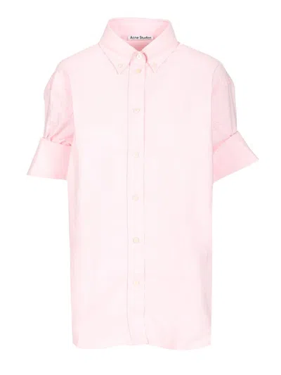 ACNE STUDIOS ACNE STUDIOS WOMEN SHORT-SLEEVED TAILORED SHIRT