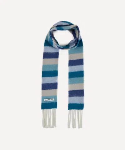 Acne Studios Women's Skinny Wool-alpaca Fringe Scarf