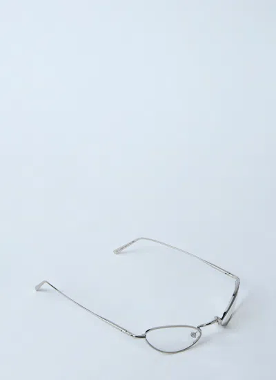 Acne Studios Women Steel Sunglasses In Blue