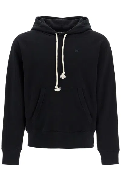 Acne Studios Women's Sweatshirt With 'face' Patch In Black