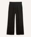 Acne Studios Tailored Wool Blend Trousers In Black