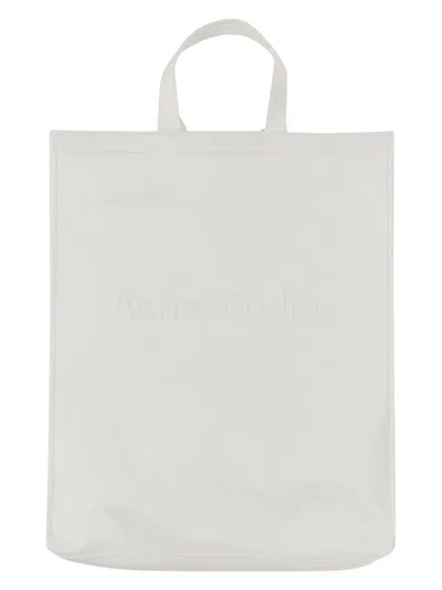 Acne Studios Women's Tote Bag With Logo In White