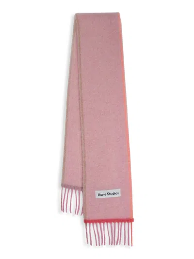 Acne Studios Women's Vally Alpaca, Wool, & Mohair Scarf In Pink