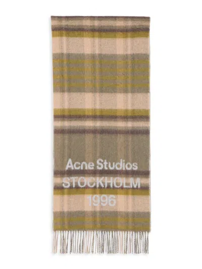 Acne Studios Women's Venus Plaid Wool Blend Scarf
