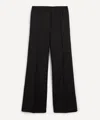 Acne Studios Wool-mohair Elastic-waist Trousers - Size 8 In Black