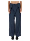 Acne Studios Wool Pants In Blue
