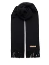 Acne Studios Women Wool Scarf In Black