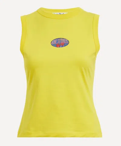 Acne Studios Women's Yellow Tank Top
