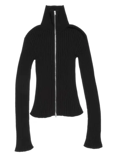 ACNE STUDIOS WOMEN'S ZIP UP CARDIGAN