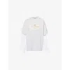Acne Studios Edra Double U Layered Cotton Shirt In Light Grey
