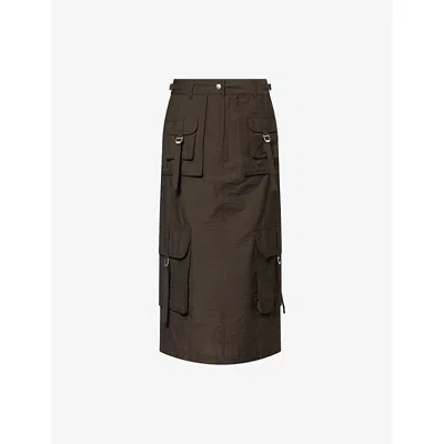 Acne Studios Knee Length And Midi Skirts In Grey