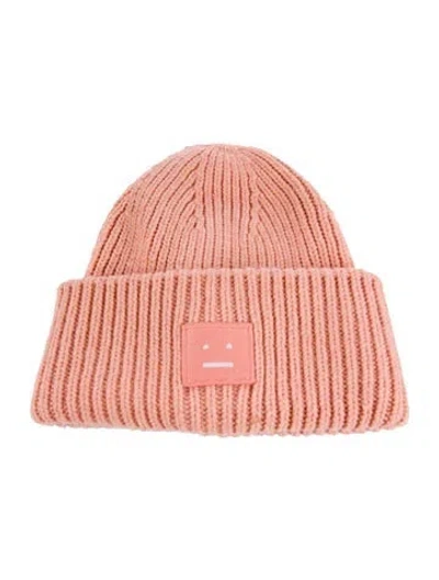 Pre-owned Acne Studios Womens Beanie In Pink