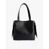 Acne Studios Womens  Musubi Medium Leather Shoulder Bag In Black