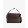 Acne Studios Womens Chocolate Brown Camero Camera Leather Shoulder Bag In Brown