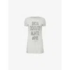 Acne Studios Cold Grey Cotton T-shirt In Gray
